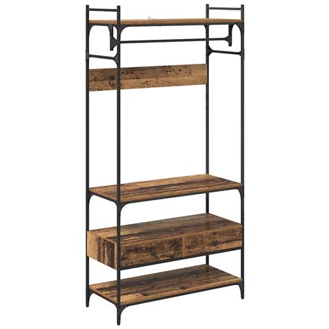 Guardaroba Legno vecchio 89 x 39 x 184.5 cm Legno multistrato - Foto 1