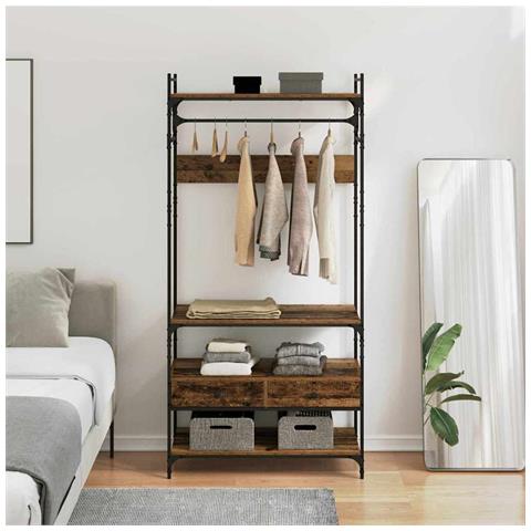 Guardaroba Legno vecchio 89 x 39 x 184.5 cm Legno multistrato - Foto 2