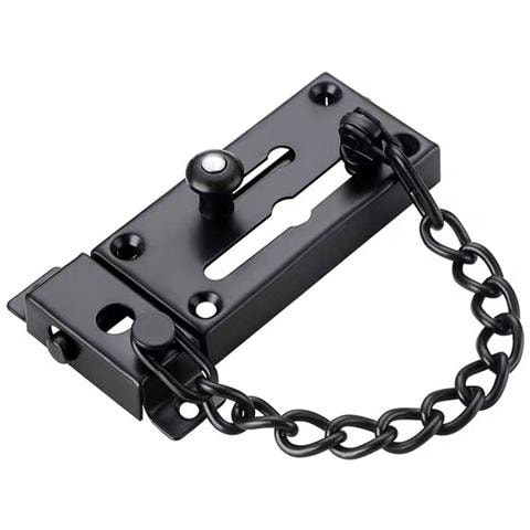 Catena Di Sicurezza Antifurto Per Porta Robusta - Maggiore Sicurezza Per Porte In Legno Black - Foto 1