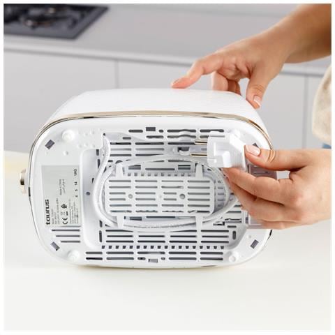 TO800P tostapane 7 2 fetta /e 800 W Bianco - Foto 2