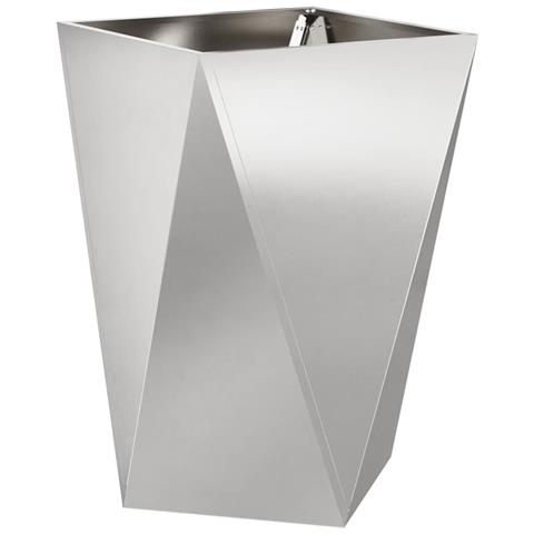 Fioriera Argento 50 x 50 x 75 cm Acciaio inossidabile - Foto 1