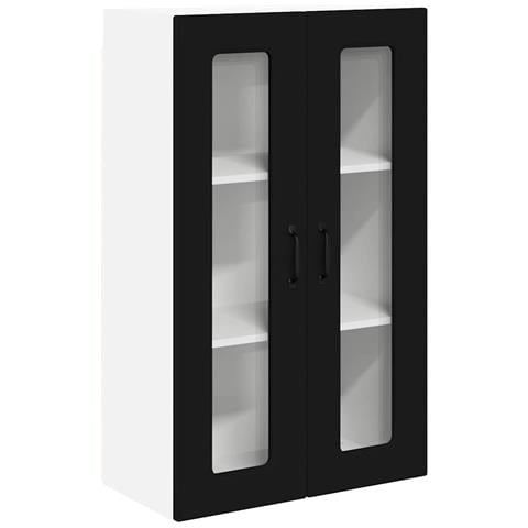 Pensile cucina Nero 60 x 31 x 100 cm Legno multistrato - Foto 1