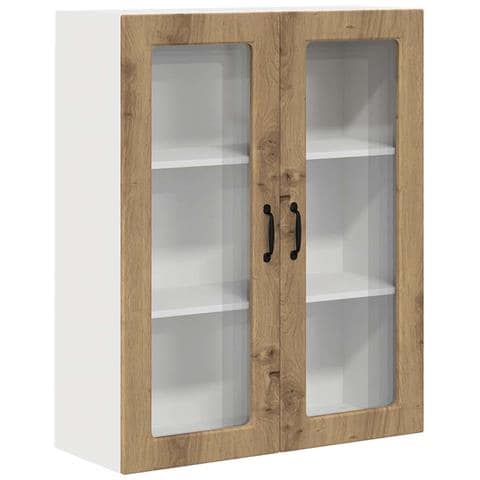 Pensile cucina con porta Rovere artigianale 80 x 31 x 100 cm - Foto 1