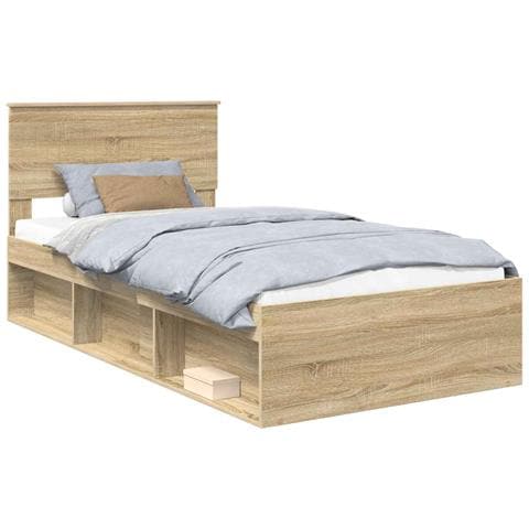 Struttura del letto Sonoma 100 x 200 cm Pino massello - Foto 1