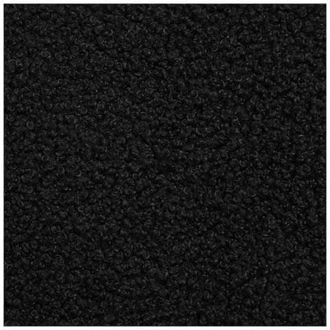 poltrona Nero 59 x 75 x 78 cm Tessuto simile alla lana ricci - Foto 9