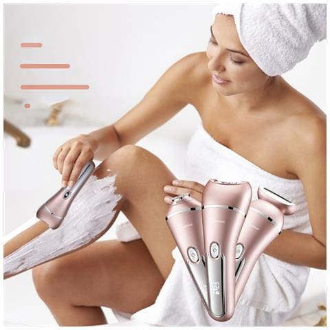 Epilatore Elettrico Rosa 3-in-1 Multifunzione Per Donna - Foto 7