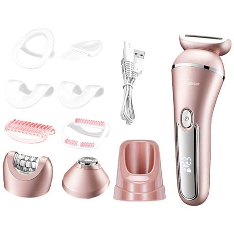 Epilatore Elettrico Rosa 3-in-1 Multifunzione Per Donna - Foto 1