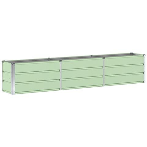 Fioriera Verde 240 x 40 x 45 cm Acciaio - Foto 1