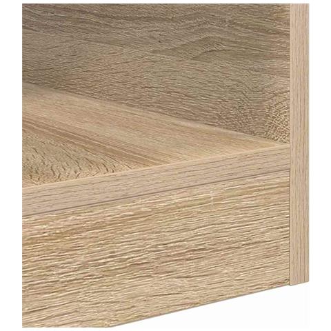 Tavolino Rovere Sonoma 40,5 x 40 x 45 cm Legno multistrato - Foto 9