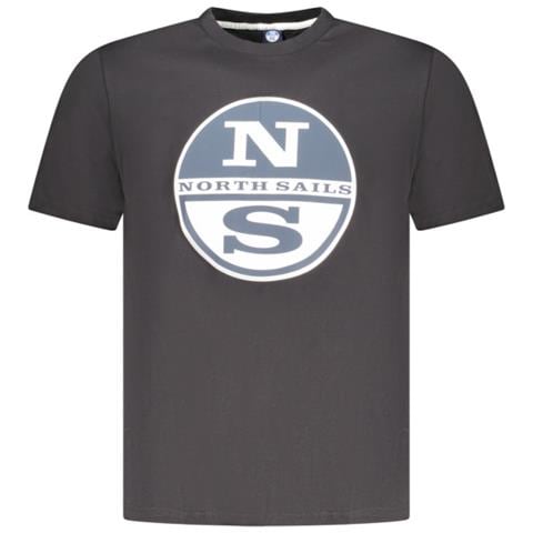 T-shirt maschile a maniche corte nera - Colore: Nero, Taglia: 3XL - Foto 1