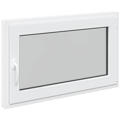 Finestra per Soffitta RISOR 100 x 70 cm PVC e Vetro Bianco - Foto 1