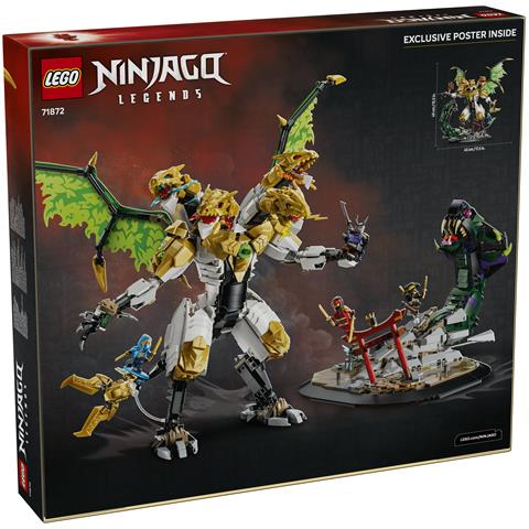 NINJAGO 71872 Battaglia dell’Ultra Drago, Giocattolo con Action Figure a 4 Teste, Serpente e 4 Minifigure, Regalo da 12+ - Foto 21