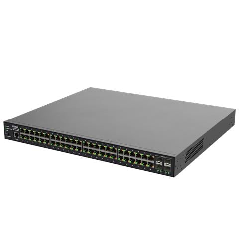 SW-615-48P-F-E switch di rete Gestito L2/L3 Gigabit Ethernet (10/100/1000) Supporto Power over Ethernet (PoE) Nero - Foto 1