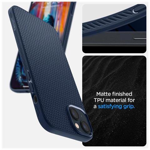Spigen Liquid Air Iphone 14 Plus Blu Navy - Foto 1