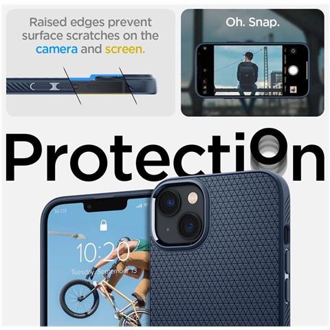 Spigen Liquid Air Iphone 14 Plus Blu Navy - Foto 2