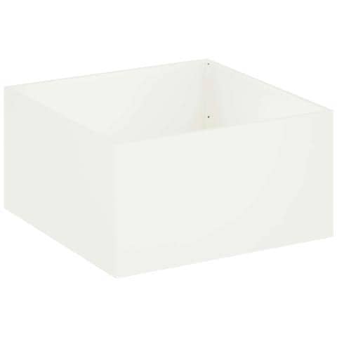 Vaso da giardino Bianco 60 x 60 x 40 cm - Foto 1