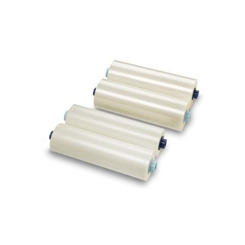 confezione da 2 pezzi - bobina film x plastificare lucido 38mic 330mmx150mt 3400291 gbc - Foto 1