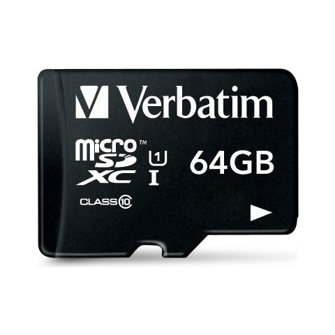 Verbatim Premium, 64 GB, MicroSDXC, Classe 10, 90 MB/s, Class 1 (U1), V10 - Foto 2