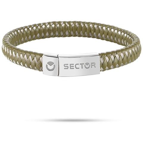 Bracciale Uomo Sector Universe In Acciaio, Pelle Sxm03 - Foto 1