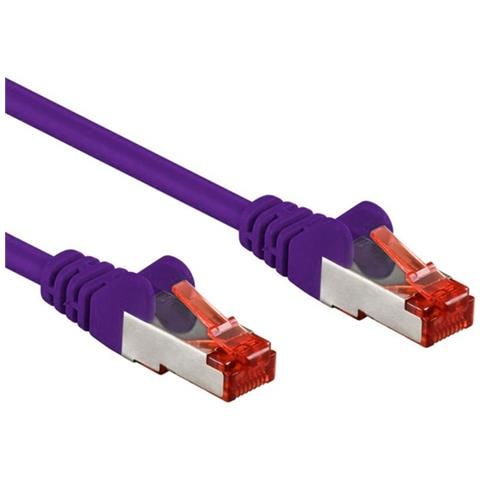 ICOC LS6-010VL - Cavo di rete Patch in rame Cat. 6 Viola SFTP LSZH 1m - Foto 2