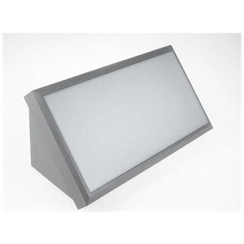 Lampada Led Da Parete 20w 1000lm Luce Soffusa 110° Forma Rettangolare Esterno Ip65 Vt-8055 - Sku 8237 Bianco Naturale 4000k - Foto 2