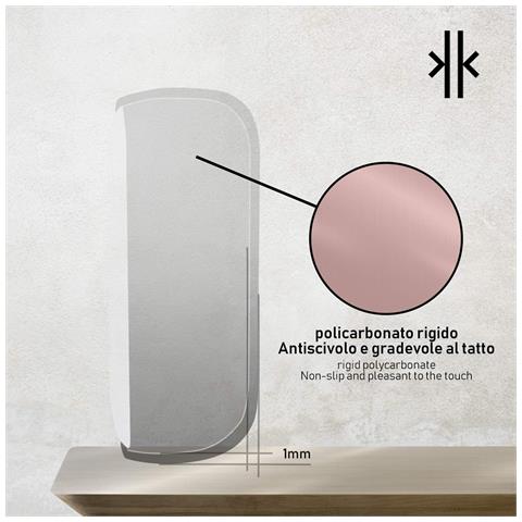 Hard case per IQOS 3 DUO / 3, custodia cover di protezione rigida per sigaretta elettronica IQOS 3 DUO / 3 policarbonato Soft Touch soft touch, contro graffi cadute e urti accidentali, case duro (matte rose gold) - Foto 2