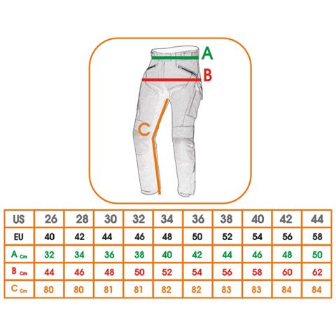 Pantaloni Cordura Tessuto Moto Impermeabile Termaca Sfoderabile Touring Donna 36 - Foto 2