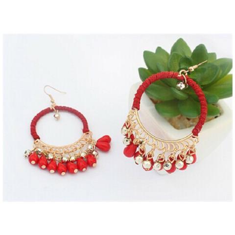 Orecchini Fantasia 110416 (rosso) - Foto 4
