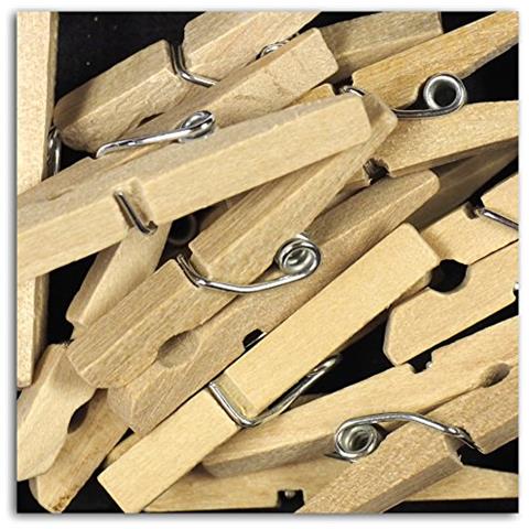 24 Mini Mollette Di Legno - Foto 2