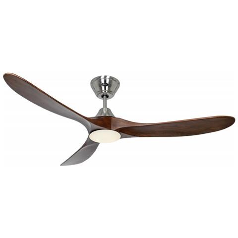 Ventilatore Da Soffitto Eco Genuino-L 152 Colore Cromo / Noce - Foto 1