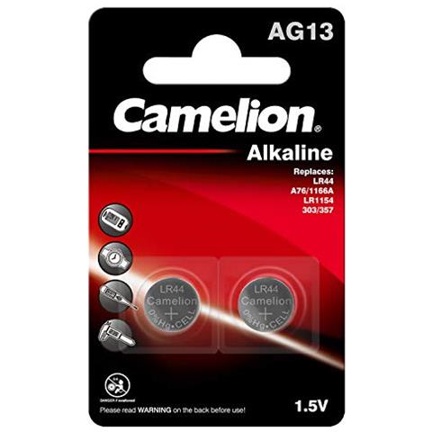 12050213 cellule Senza Mercurio Bottone Alcaline Ag13 / lr44/357, 1,5 v, 2 pezzi)  - Foto 1