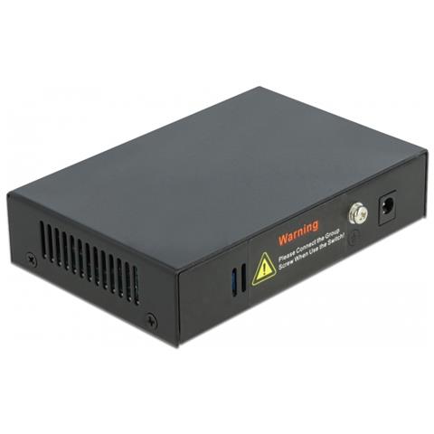 Switch - Unmanaged - 4 X 10/100/1000 (poe+) + 1 X 10/100/1000 (uplink) - Desktop - Poe+ (60 W)  - Foto 2