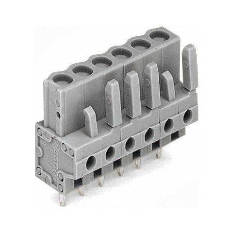 232-154, -60 - 85 °C, 121,5 x 11,6 x 23,25 mm, Grigio, IEC / EN 60664-1 - Foto 1