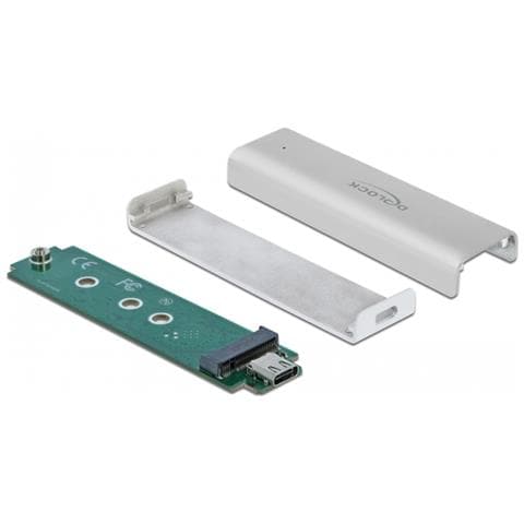 Custodia esterna per SSD M. 2 NVMe PCIe con SuperSpeed USB 10 Gbps (USB 3.2 Gen 2) USB Type-C femmina - Foto 4
