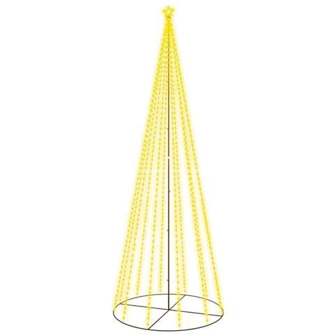 Albero di Natale a Cono Bianco Caldo 732 LED 160x500 cm - Foto 1