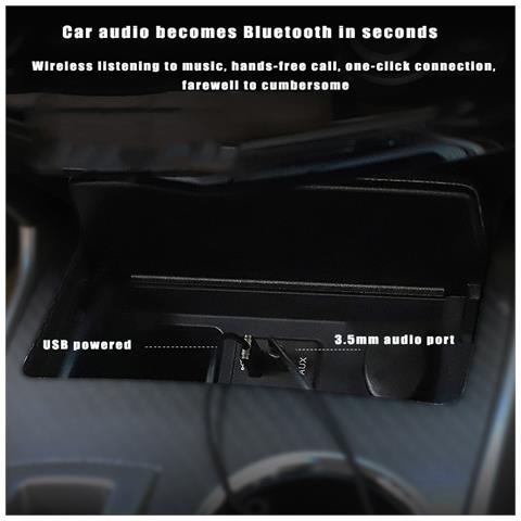 Cavo Aux Bluetooth Per L'auto Grey - Foto 7