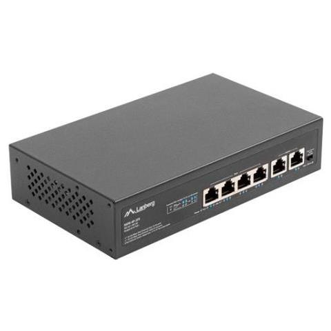 Rsfe-4p-2fe-60 Switch Di Rete Non Gestito Fast Ethernet (10/100) Supporto Power Over Ethernet (poe) 1u Nero - Foto 2