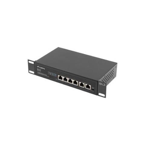 Rsfe-4p-2fe-60 Switch Di Rete Non Gestito Fast Ethernet (10/100) Supporto Power Over Ethernet (poe) 1u Nero - Foto 3