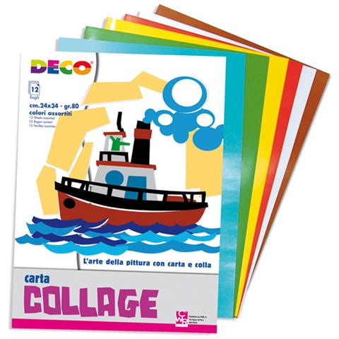Album Collage - 24x34cm - 12fg - Carta Lucida Rasata - DECO - Foto 1