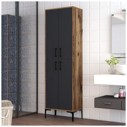 Colonna Di Stoccaggio Legno E Grigio Yanka - Foto 2