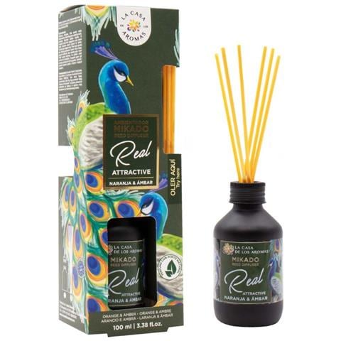 Bastoncini Profumati Real Attractive Arancio Ambra (100 Ml) - Foto 1