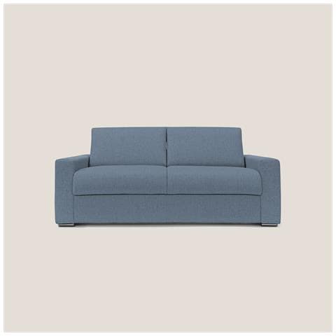Nixon Divano letto matrimoniale con materasso 20 cm in tessuto impermeabile T03 200 cm (mat. 140x197) blu - Foto 2
