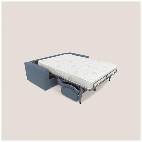 Nixon Divano letto matrimoniale con materasso 20 cm in tessuto impermeabile T03 200 cm (mat. 140x197) blu - Foto 3