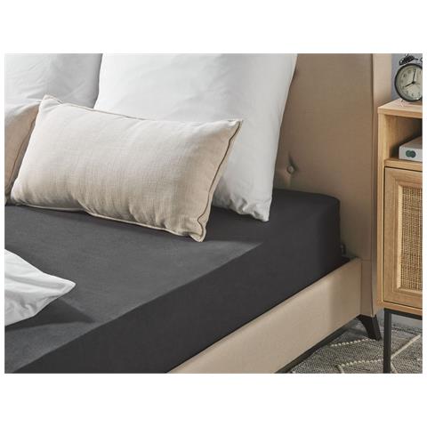 Coprimaterasso Elasticizzato Hofuf Cotone Nero - Foto 1