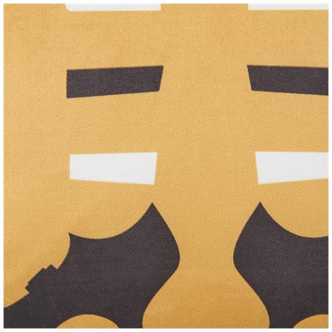 Set Di 2 Cuscini Covasna Velluto 45 X 45 Cm Arancione Trama Astratta - Foto 6