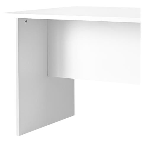 Scrivania Per Computer Da Ufficio Bianco Postazione Lavoro Studio Pc 160x80x74cm - Foto 5