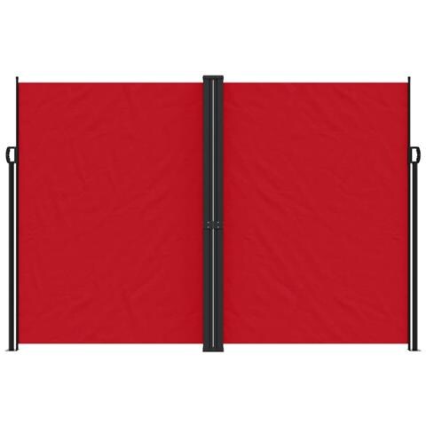 Tenda Da Sole Laterale Retrattile Rossa 220x1200 Cm - Foto 3