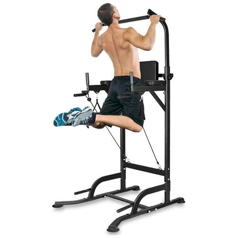 Power Tower Barra per Trazioni Multifunzionale Regolabile in Altezza Carico Massimo 150Kg - Foto 1