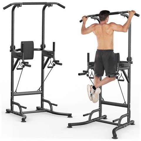 Power Tower Barra per Trazioni Multifunzionale Regolabile in Altezza Carico Massimo 150Kg - Foto 2