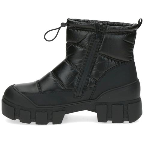 Black Comb Casual Closed Booties Stivaletti Tessile Scarpe Donna Nero Eu 37, 9-26415-41-019 - Foto 3